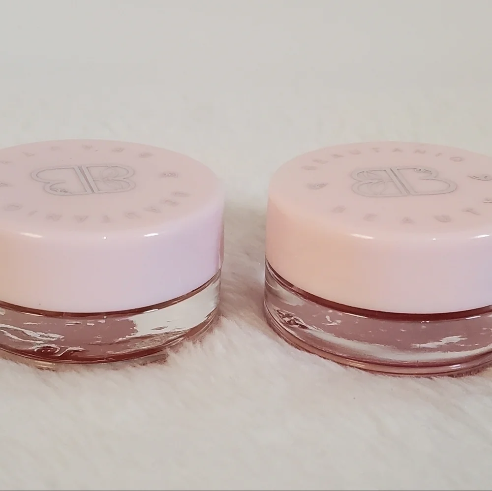 Beautaniq Beauty London Butter Lip & Cheek Balm 2 Pk Peach Blush & Mauve Lychee